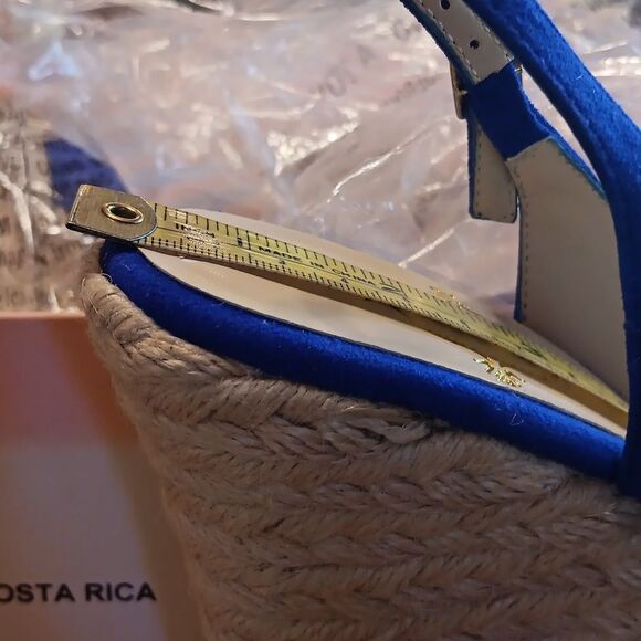 Footcandy Royal Blue Suede Platform Heels. - Picture 11 of 13